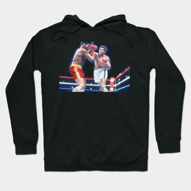 muhammad ali The Greatest-Kirigami Art Hoodie by lordwand